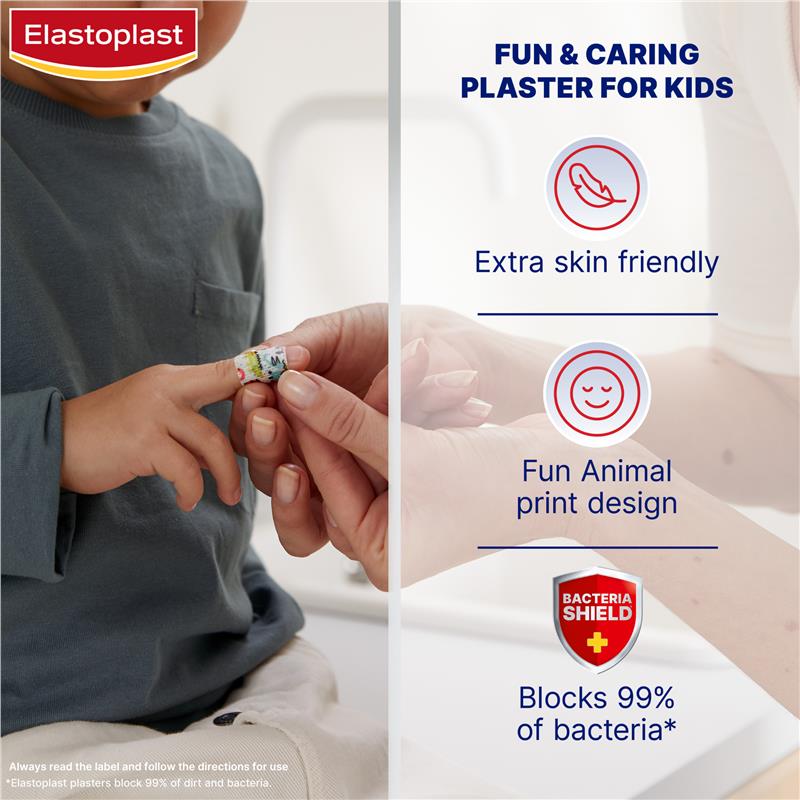 Elastoplast Sensitive Kids Animals 20 Pack