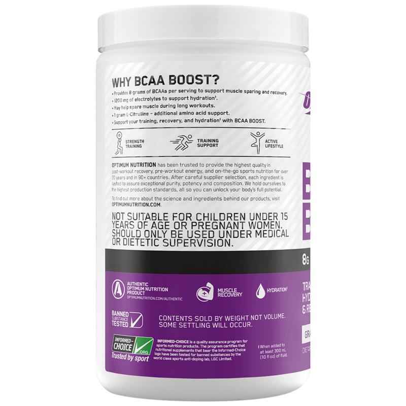 Optimum Nutrition BCAA Boost Grape 390g