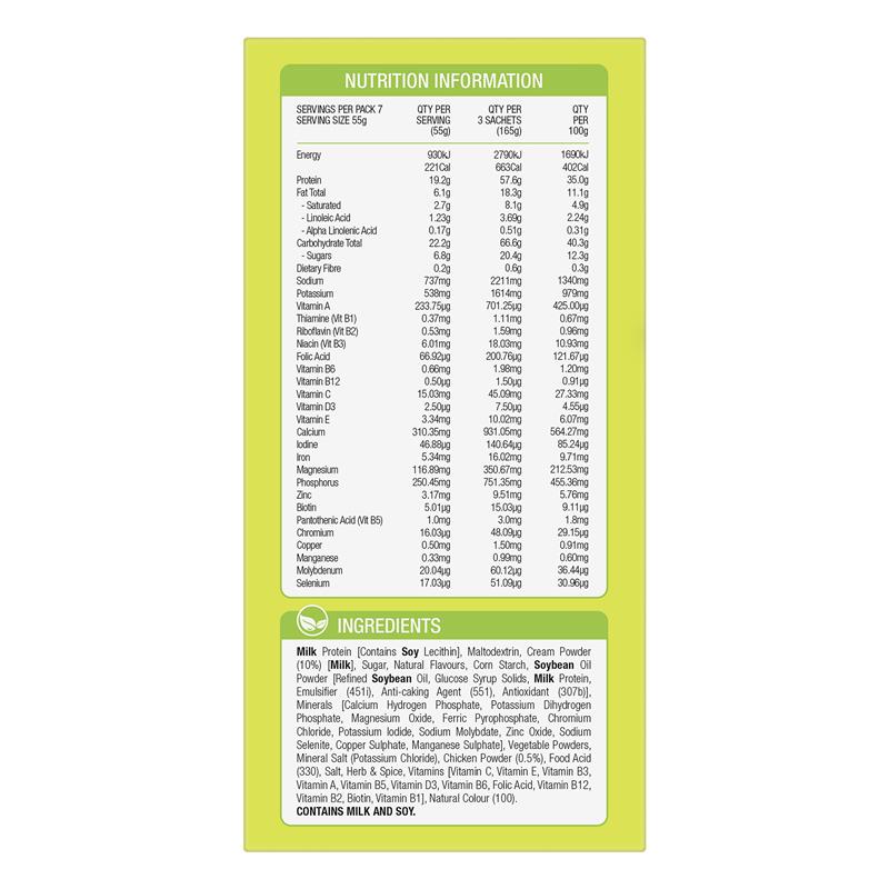 OptiSlim VLCD Soup Creamy Chicken 7 x 55g