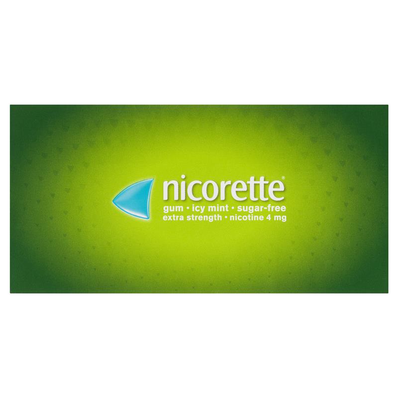 Nicorette Gum 4mg Icy Mint 75 Pieces