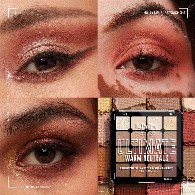 NYX Ultimate Shadow Palette 16-Pan Warm Neutral