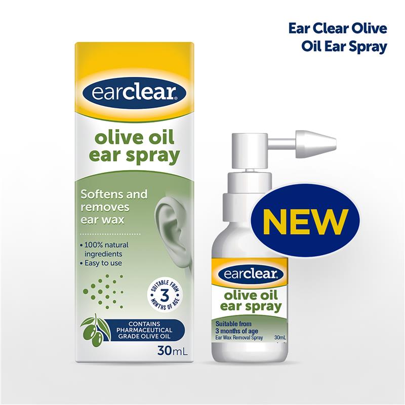 Ear Clear Olive Oil Ear Spray 30ml