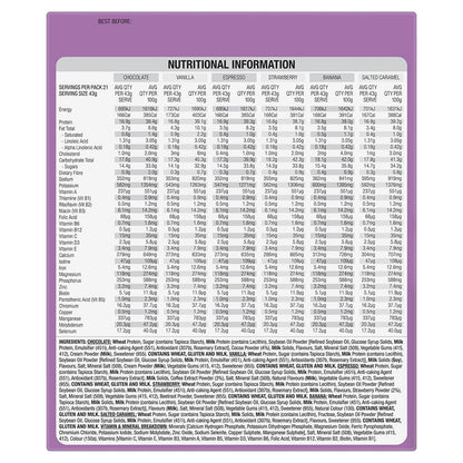 Optislim VLCD Meal Replacement Shake Variety Pack 21x43g Sachets