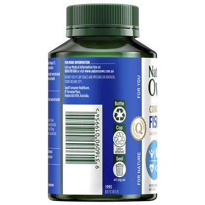 Nature's Own 4 In 1 Concentrated Fish Oil 90 Capsules