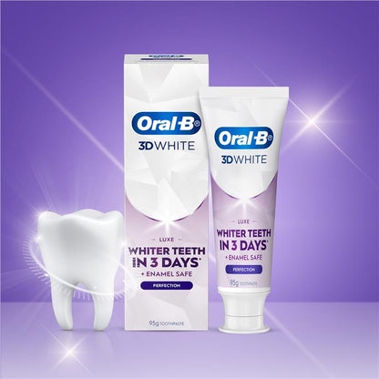Oral B Teeth Whitening Toothpaste 3D White Luxe Perfection 95g