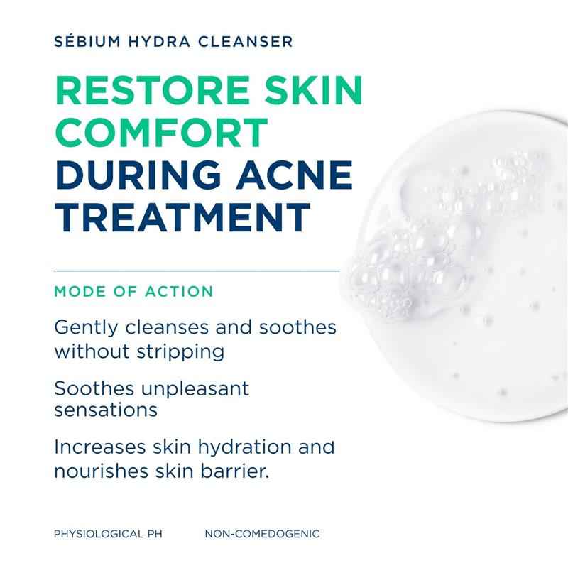 Bioderma Sebium Ultra-Nourishing Cream Hydra Cleanser 200ml