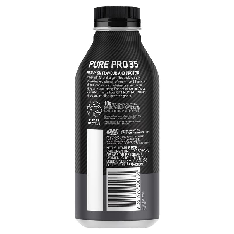 Optimum Nutrition Pure Pro 35 Vanilla 355ml