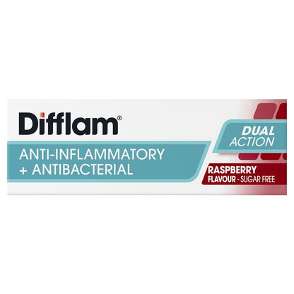 Difflam Sore Throat Sugar Free Raspberry 16 Lozenges