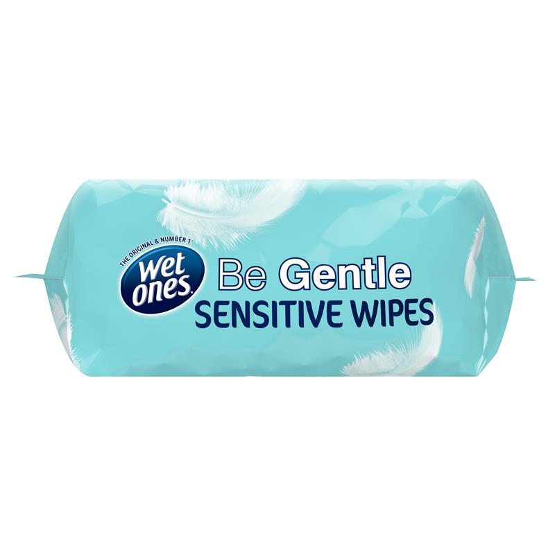 Wet Ones Be Gentle Sensitive Antibacterial Wipes 120 Pack Exclusive Size