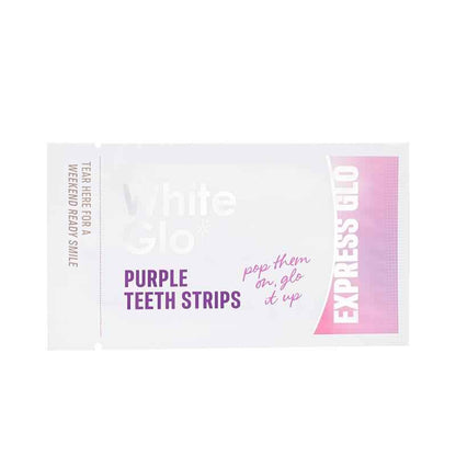 White Glo Purple Teeth Strips Express Glo