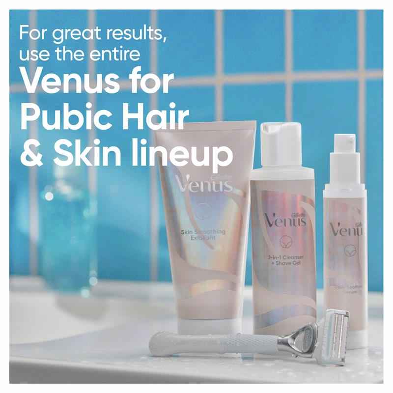 Gillette Venus For Pubic Hair & Skin Razor Handle + 2 Blades