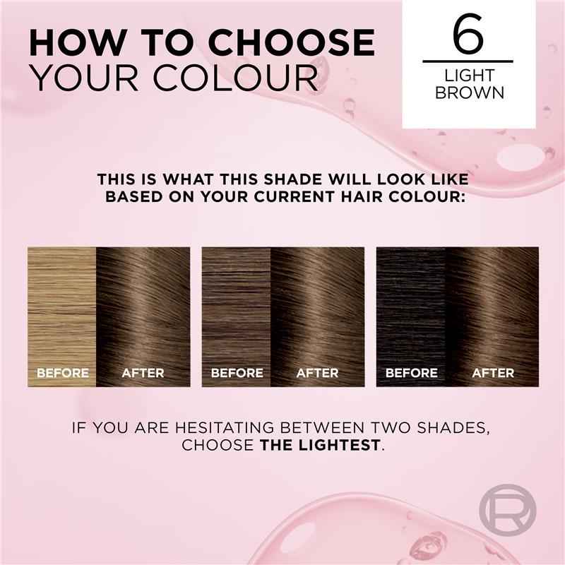 L'Oreal Excellence Creme 6 Light Brown Hair Colour