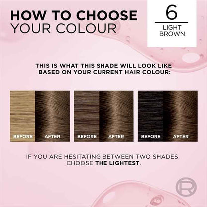 L'Oreal Excellence Creme 6 Light Brown Hair Colour