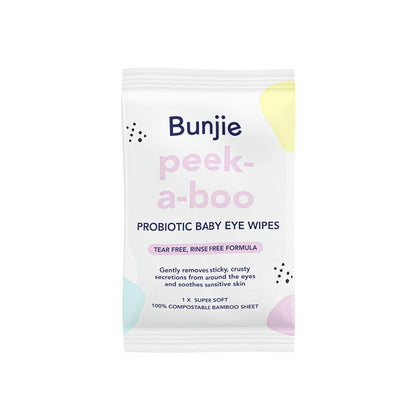 Bunjie Probiotic Baby Eye Wipes 60 Exclusive Size