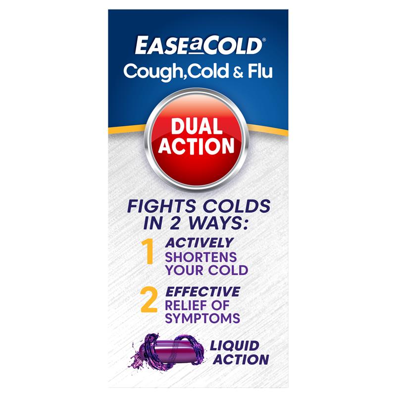 Ease a Cold Cough Cold & Flu Day & Night 24 Capsules