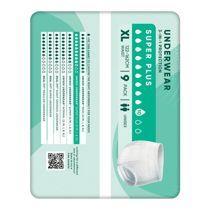 Depend Expert Care Incontinence Underwear Super Plus XL 9 Pack
