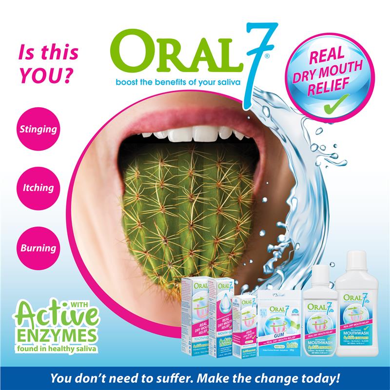 Oral7 Dry Mouth Mouthwash 500ml