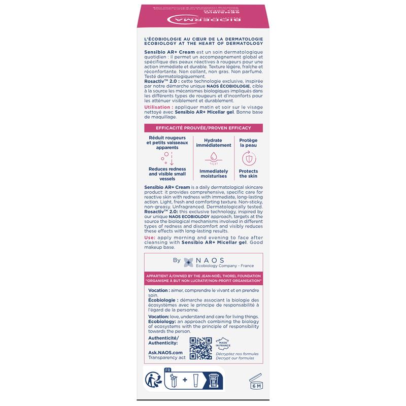 Bioderma Sensibio Ar+ Anti-Redness Soothing Moisturiser 40ml