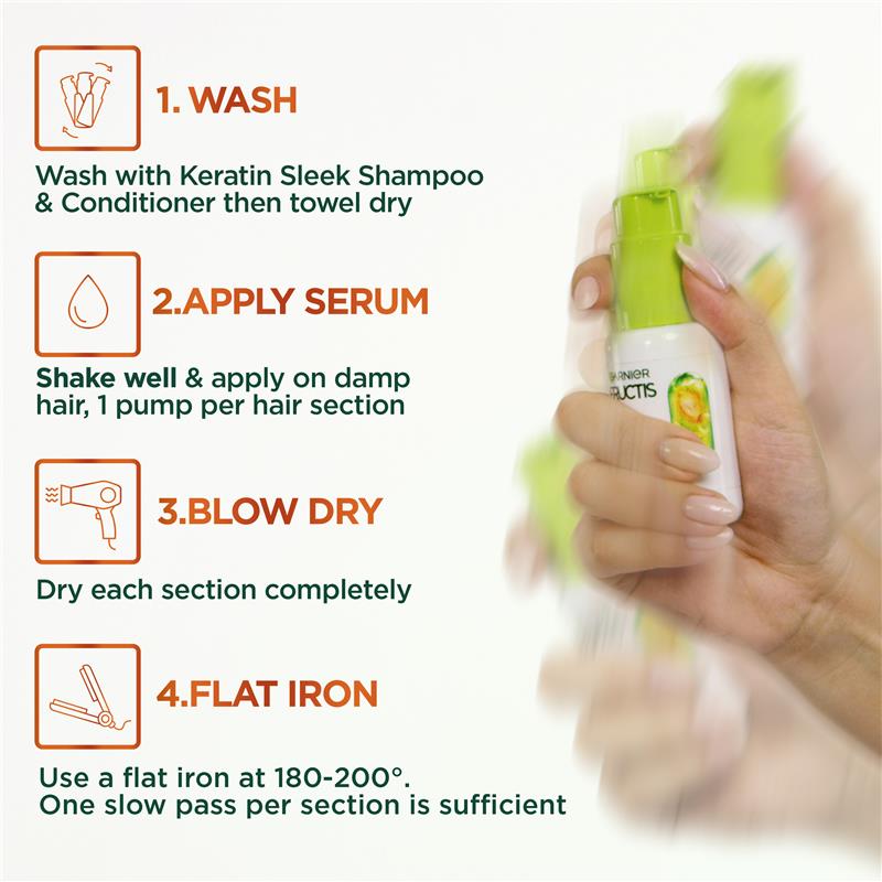 Garnier Fructis Keratin Sleek & Stay Serum 50ml