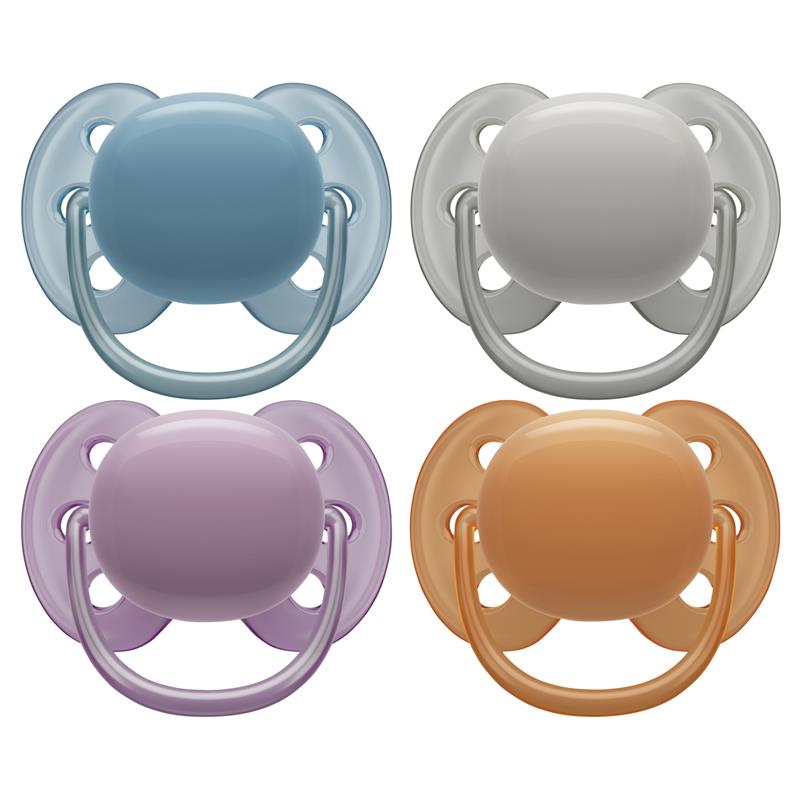 Avent Ultra Soft Soother Neutral 6 - 18 Months 2 Pack