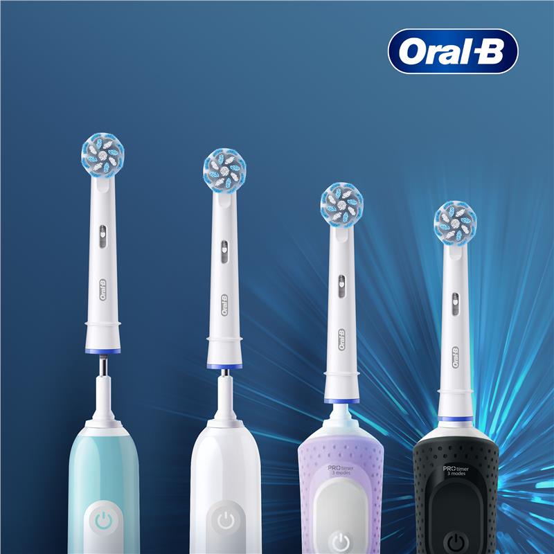 Oral B Power Toothbrush Sensitive Clean Refills 4 Pack