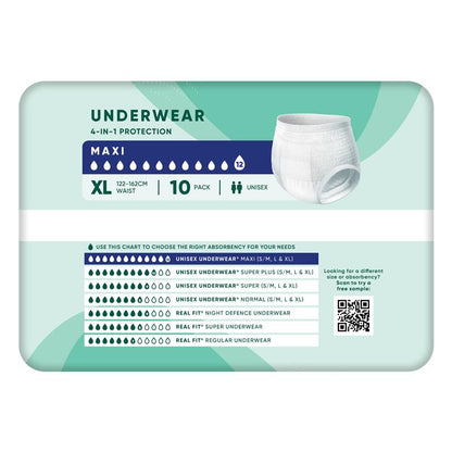Depend Expert Care Incontinence Underwear Maxi XL 10 Pack