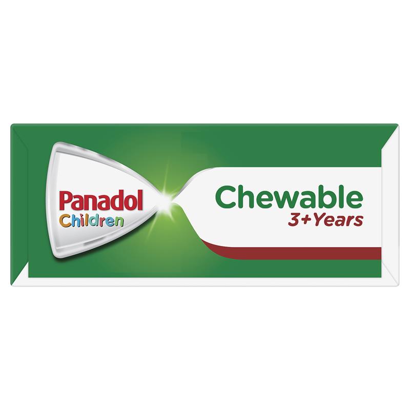 Panadol Children Chewable Tablets 3 Years+ 24 Tablets