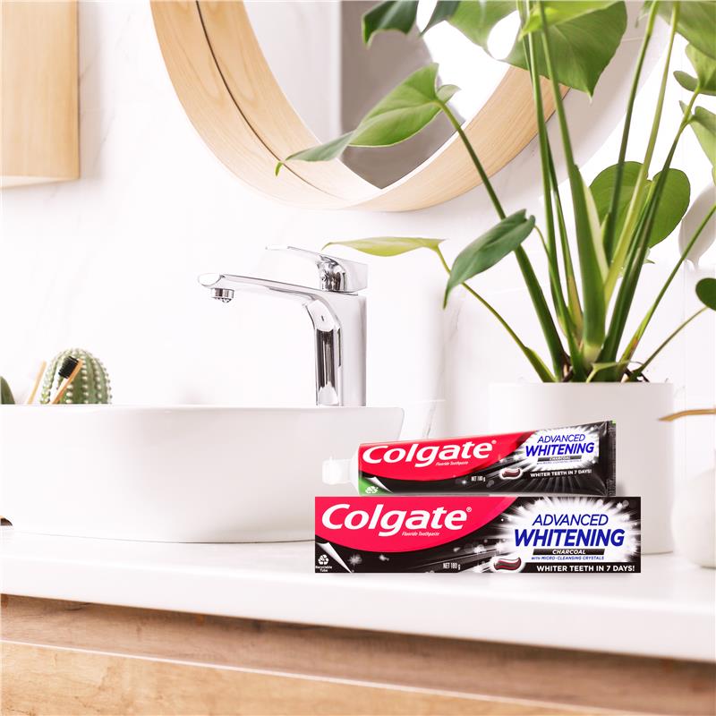 Colgate Toothpaste Advanced Whitening Charcoal 180g