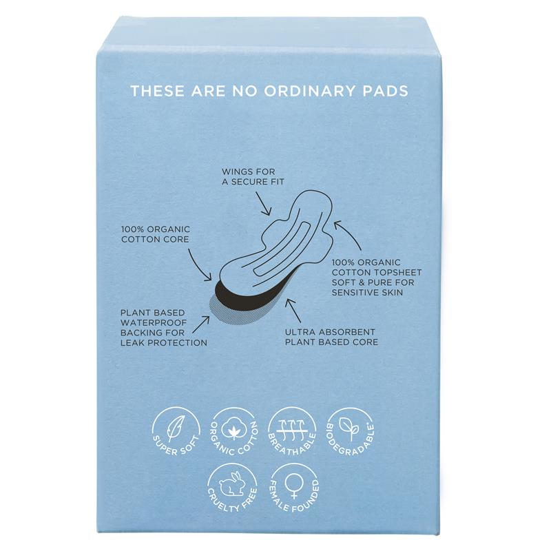 TOM Organic Ultra Thin Pads Super 10 Pack