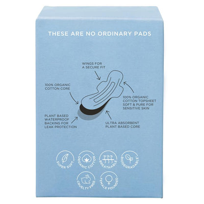 TOM Organic Ultra Thin Pads Super 10 Pack
