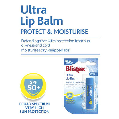 Blistex Ultra Lip Balm SPF 50+ 4.25gm Stick