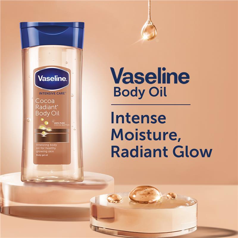 Vaseline Body Oil Cocoa Radiant 200ml