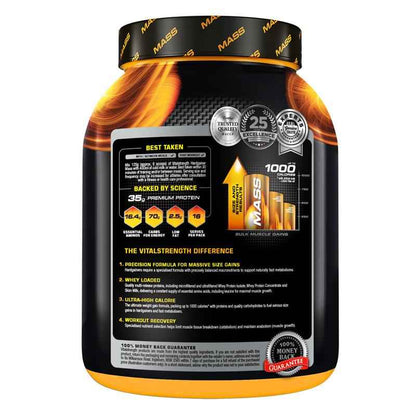 Vital Strength Hardgainer Mass Rapid Building Protein Chocolate Blast 2kg