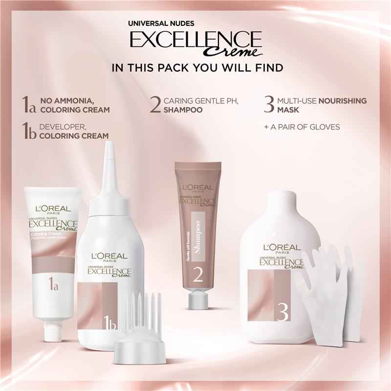 L'Oreal Excellence Creme Universal Nudes Brown 4U