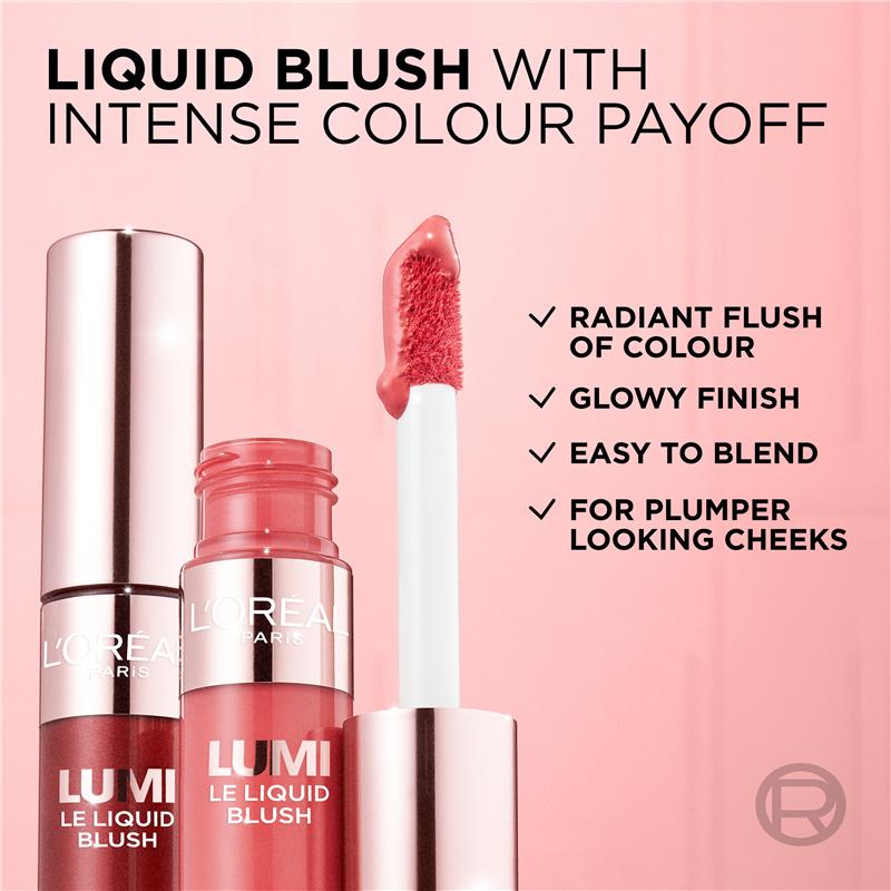 L'Oreal Paris Lumi Le Liquid Blush 625 Gold Pink