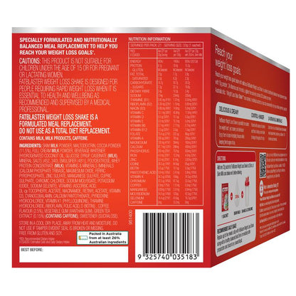 Naturopathica Fatblaster Weight Loss Shake Mocha 21 x 33g Sachets Exclusive Size