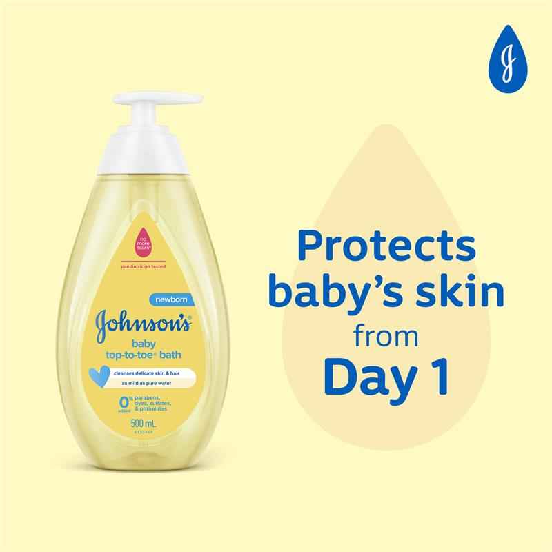 Johnson & Johnson Baby Bath Top-To-Toe 500mL