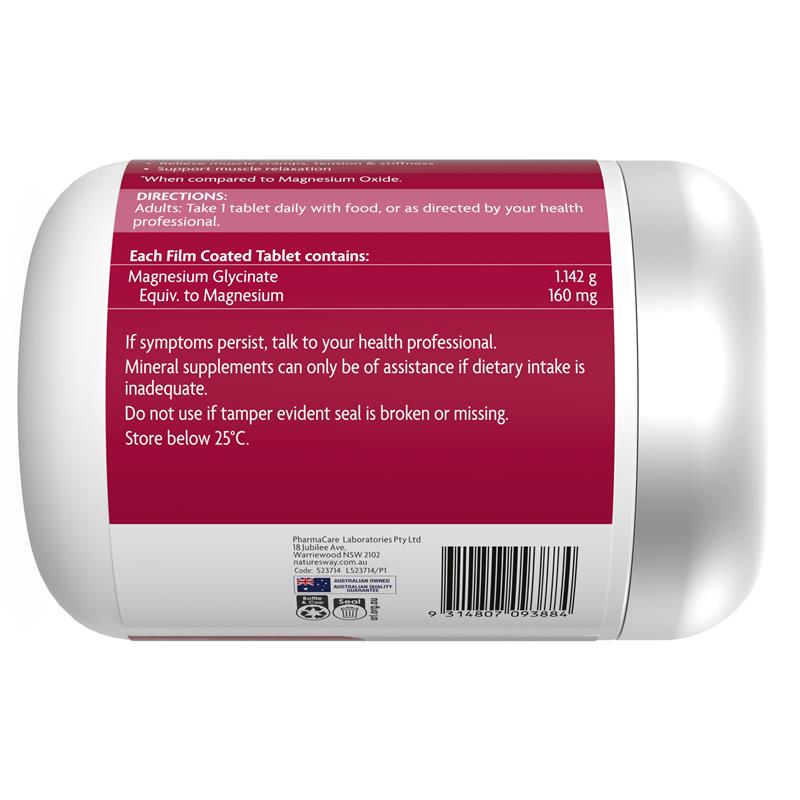 Nature's Way Magnesium Glycinate 300 Tablets