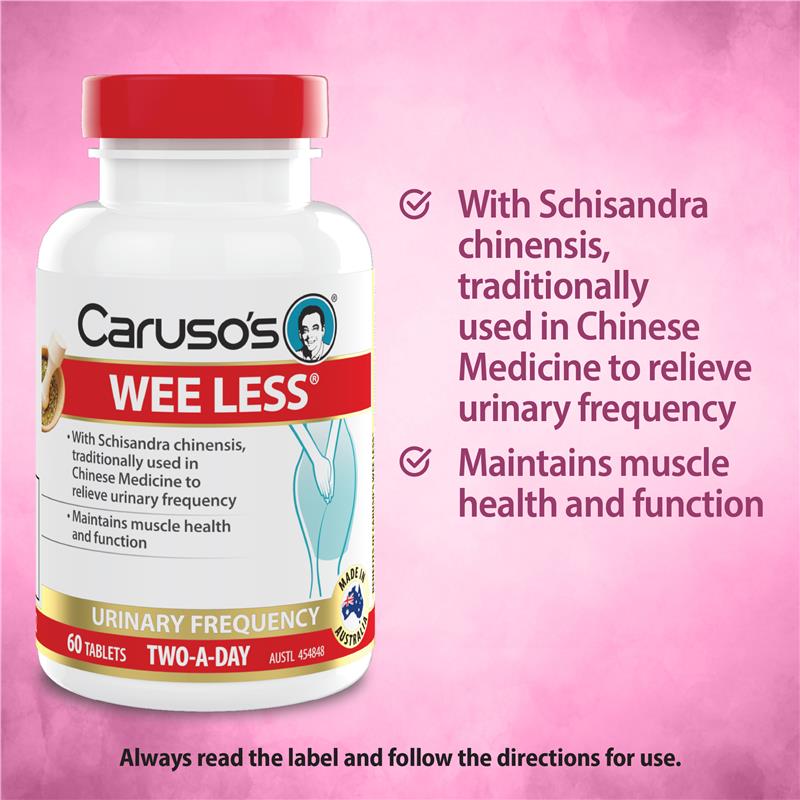 Carusos Wee Less 60 Tablets
