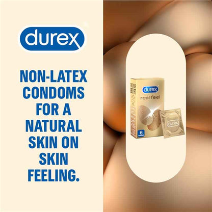 Durex Real Feel Condoms 6 Pack