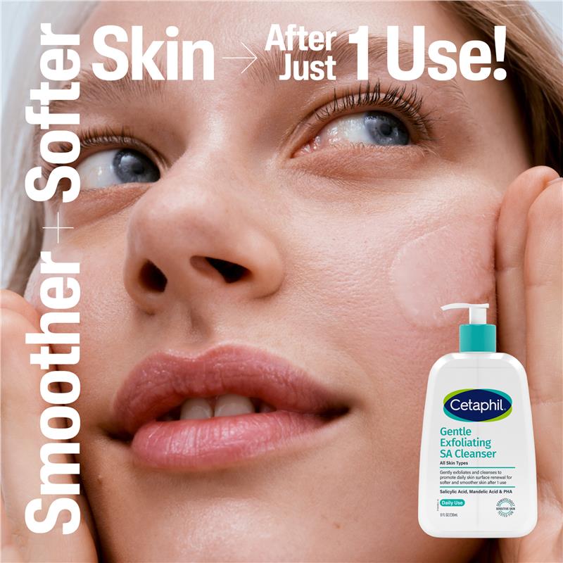 Cetaphil Gentle Exfoliating SA Cleanser 473ml Exclusive Size