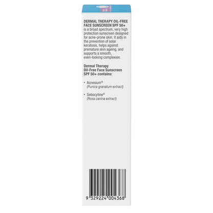 Dermal Therapy Oil Free Face Sunscreen SPF50+ 50ml