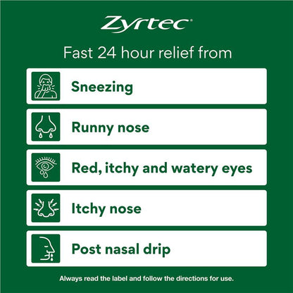 Zyrtec 10mg 10 Tablets