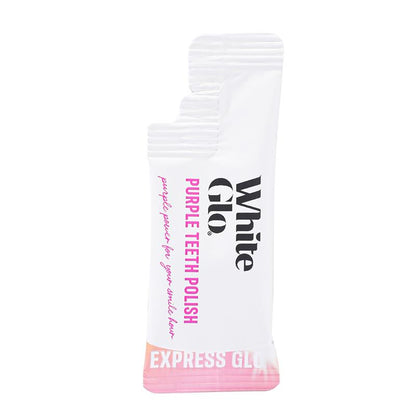 White Glo Purple Teeth Polish Express Glo