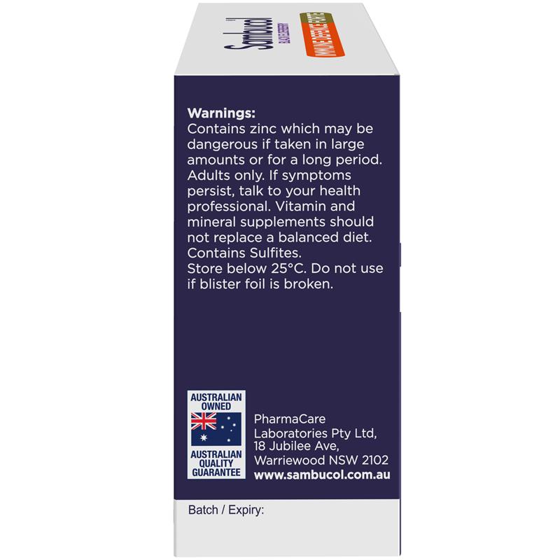 Sambucol Immune Defence Forte High Strength 30 Capsules