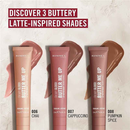 Rimmel Oh My Gloss! Butter Me Up Lip Butter 007 Lip Butter Cappuccino