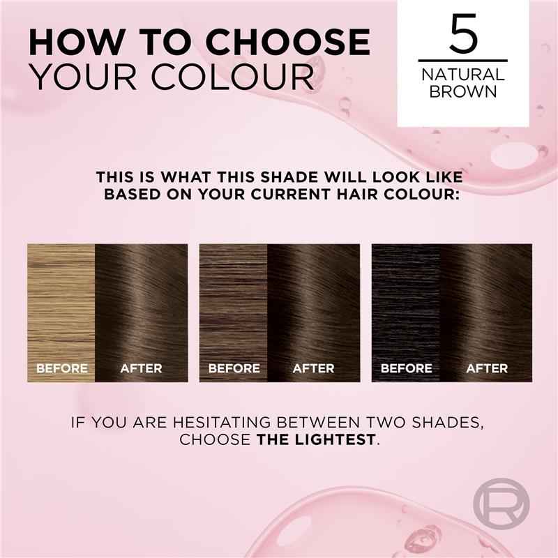 L'Oreal Excellence Creme 5 Natural Brown Hair Colour