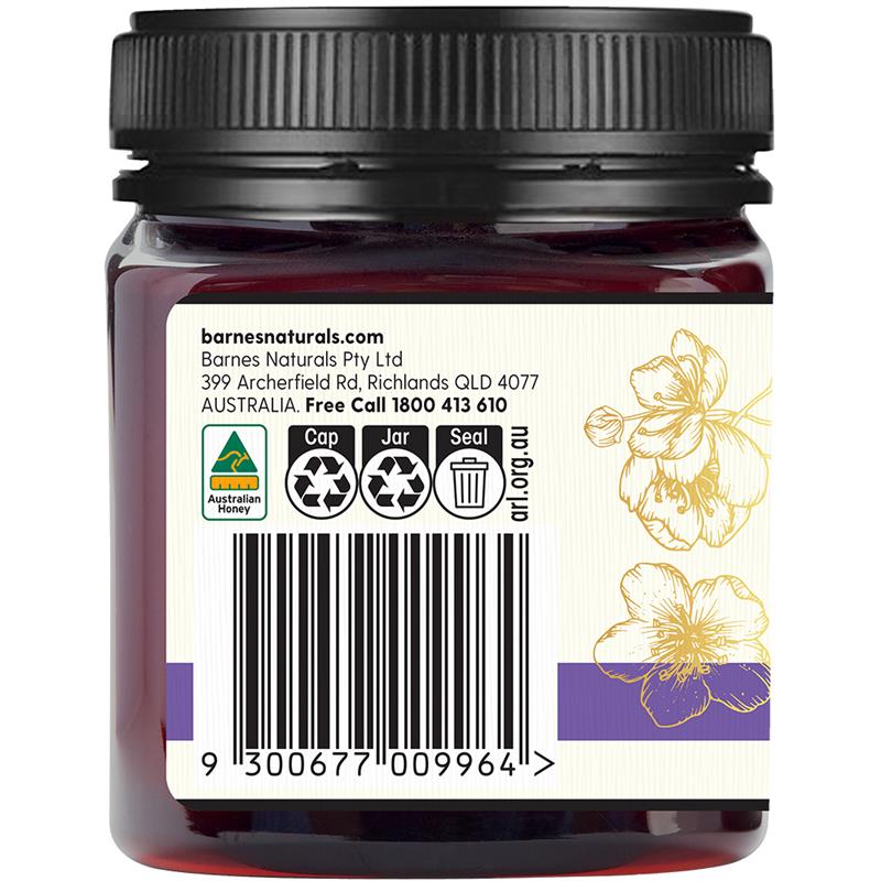 Barnes Naturals Australian Manuka Honey 250g MGO 100+