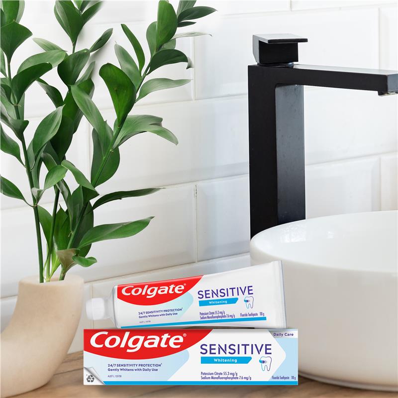Colgate Toothpaste Sensitive Teeth Pain Whitening 110g