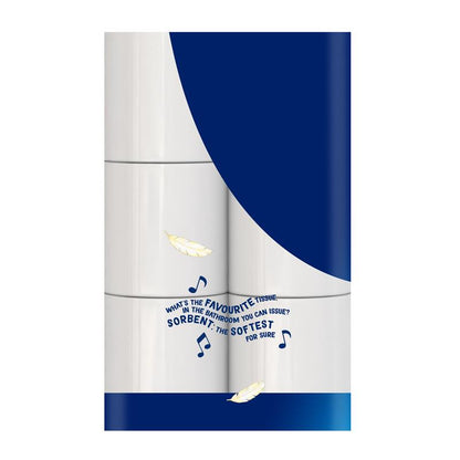 Sorbent Toilet Tissue Silky White 3PLY 24 Pack